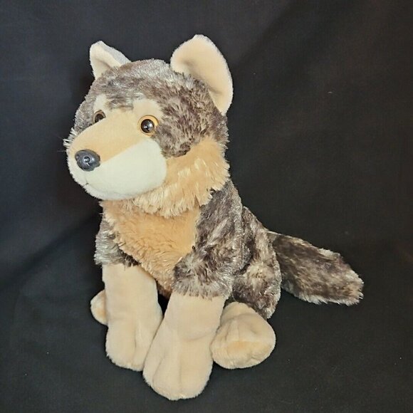 Plush Stuffed Animals Realistic Bison Owl Elk Wolf Wild Republic Aurora Lot of 4 - Picture 8 of 10